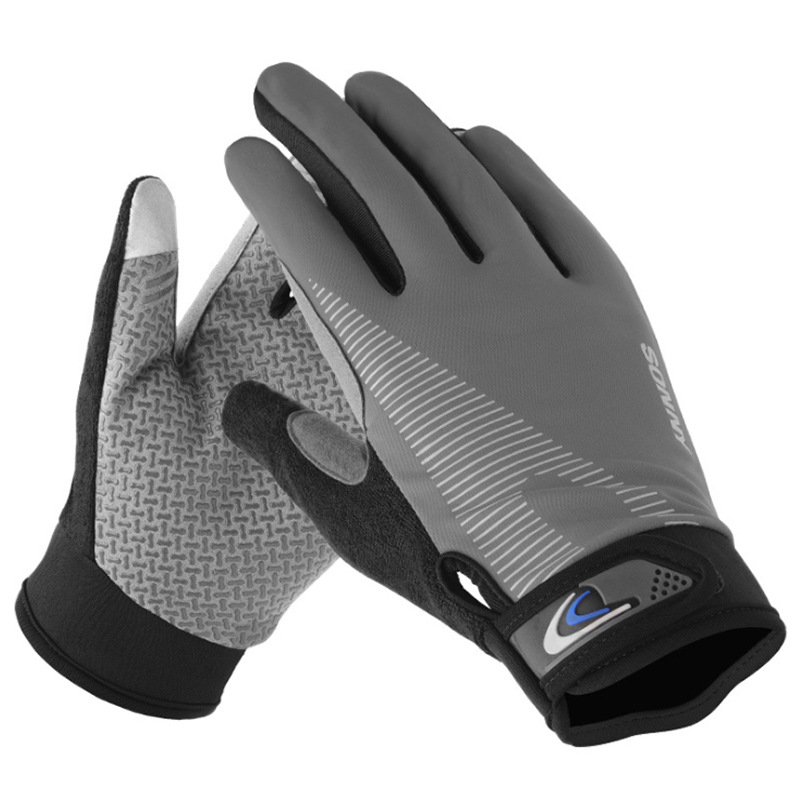 Durable Outdoor Cycling Gloves with Sun Protection and Shock Absorption
