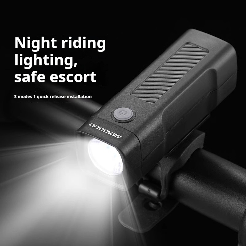USB Rechargeable Bicycle Headlight for Night Riding - Outdoor Lighting Lamp