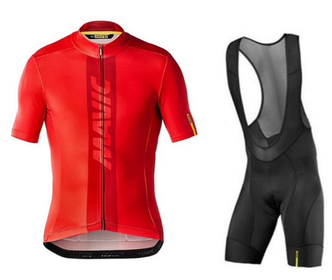 Mavic Short-Sleeved Bib Cycling Jersey Suit for Ultimate Performance