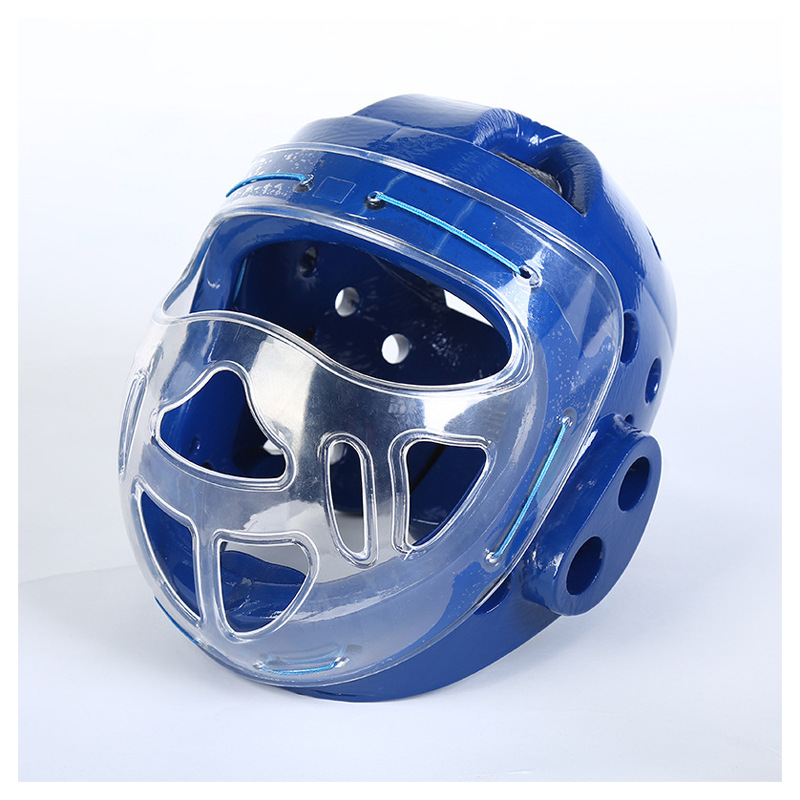 Integrated Head Protection Helmet for Karate, Taekwondo, and Sanda