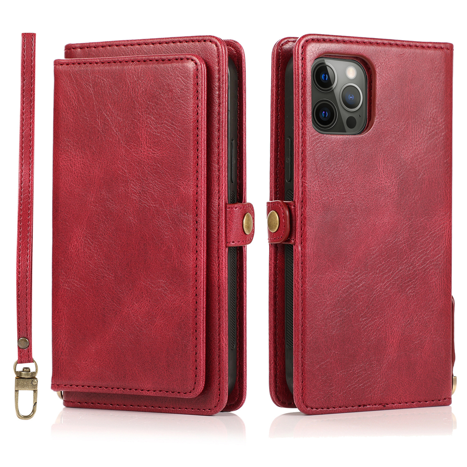 Premium Flip Card Leather Case for Mobile Phones - Stylish & Durable