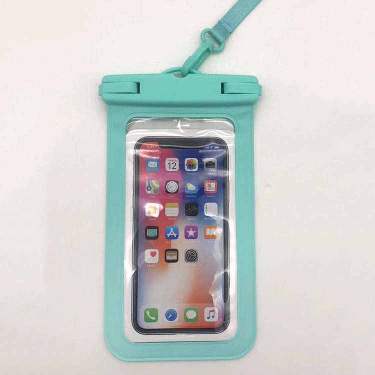 Waterproof Outdoor Mobile Phone Bag for Swimming and Diving - Touch Screen PVC