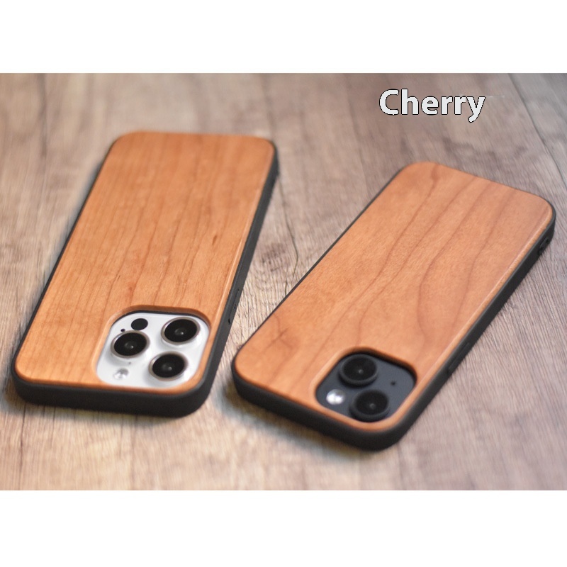 Premium Solid Wood Shell Light Phone Case - Durable & Stylish Protection