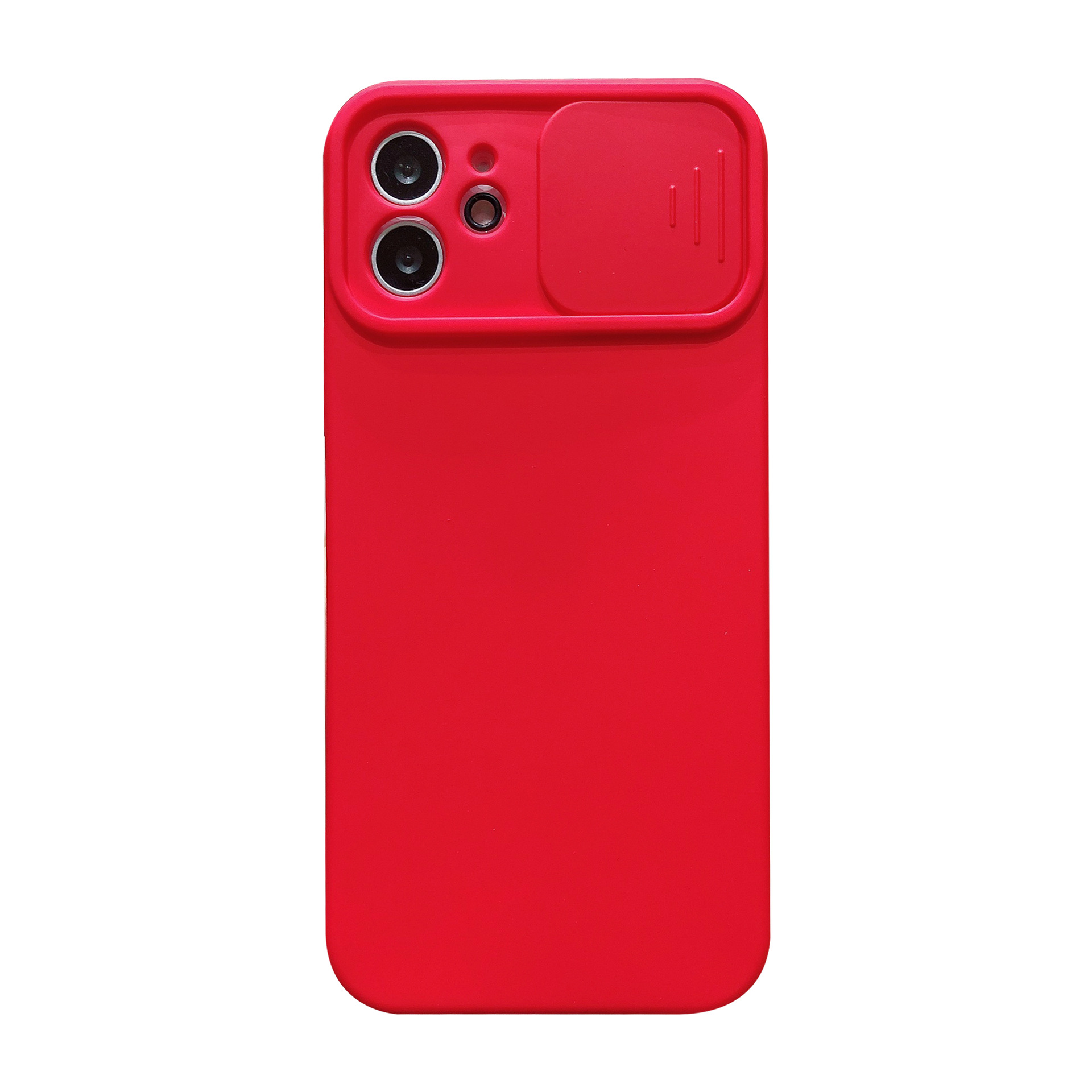 Creative Liquid Silicone Mobile Phone Case with Unique Window Lens