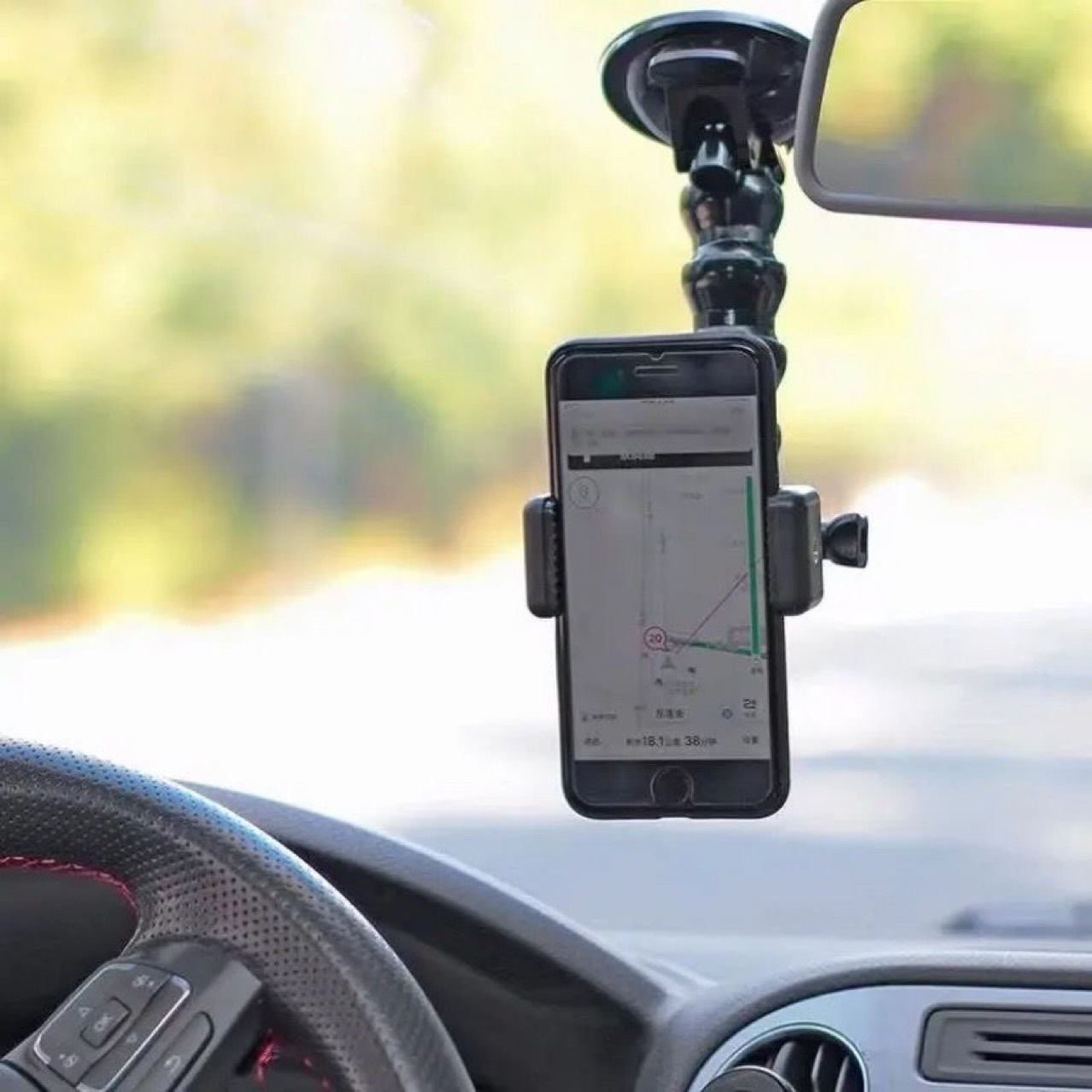 Lightweight Car Shooting Bracket for Mobile Phones - Secure Holder