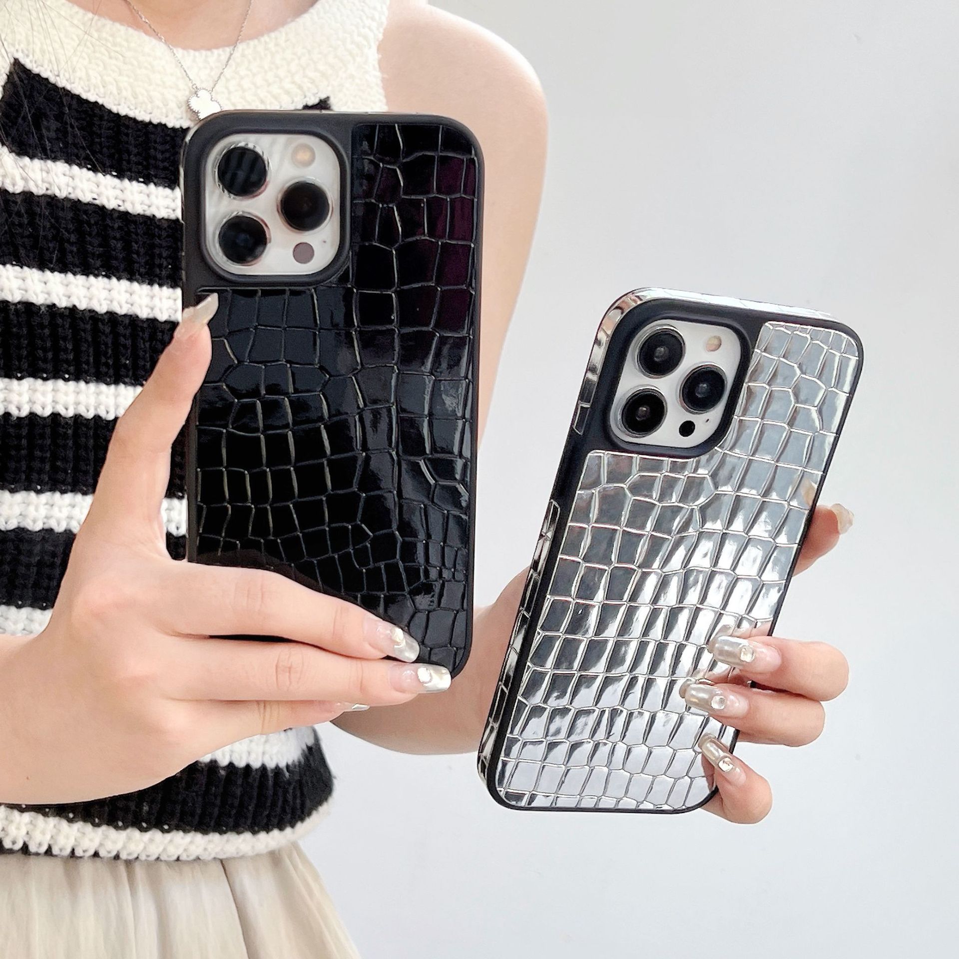 Durable All-Inclusive Phone Case with Side Veneer and Drop-Resistant Design