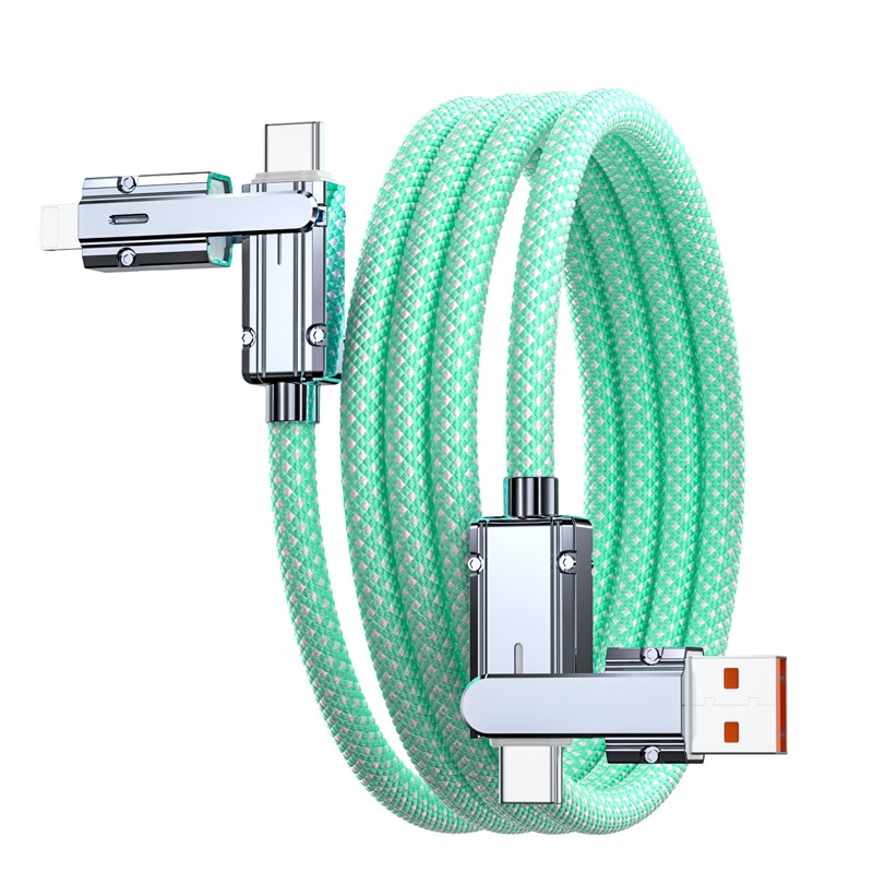 Zinc Alloy 48 Braided Data Cable for Fast Charging - Durable & Stylish