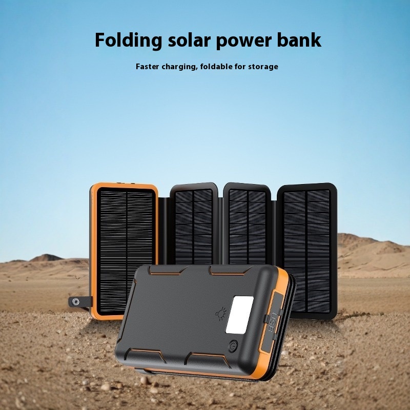 High-Capacity 25000 MA Solar Portable Power Source for All Your Needs