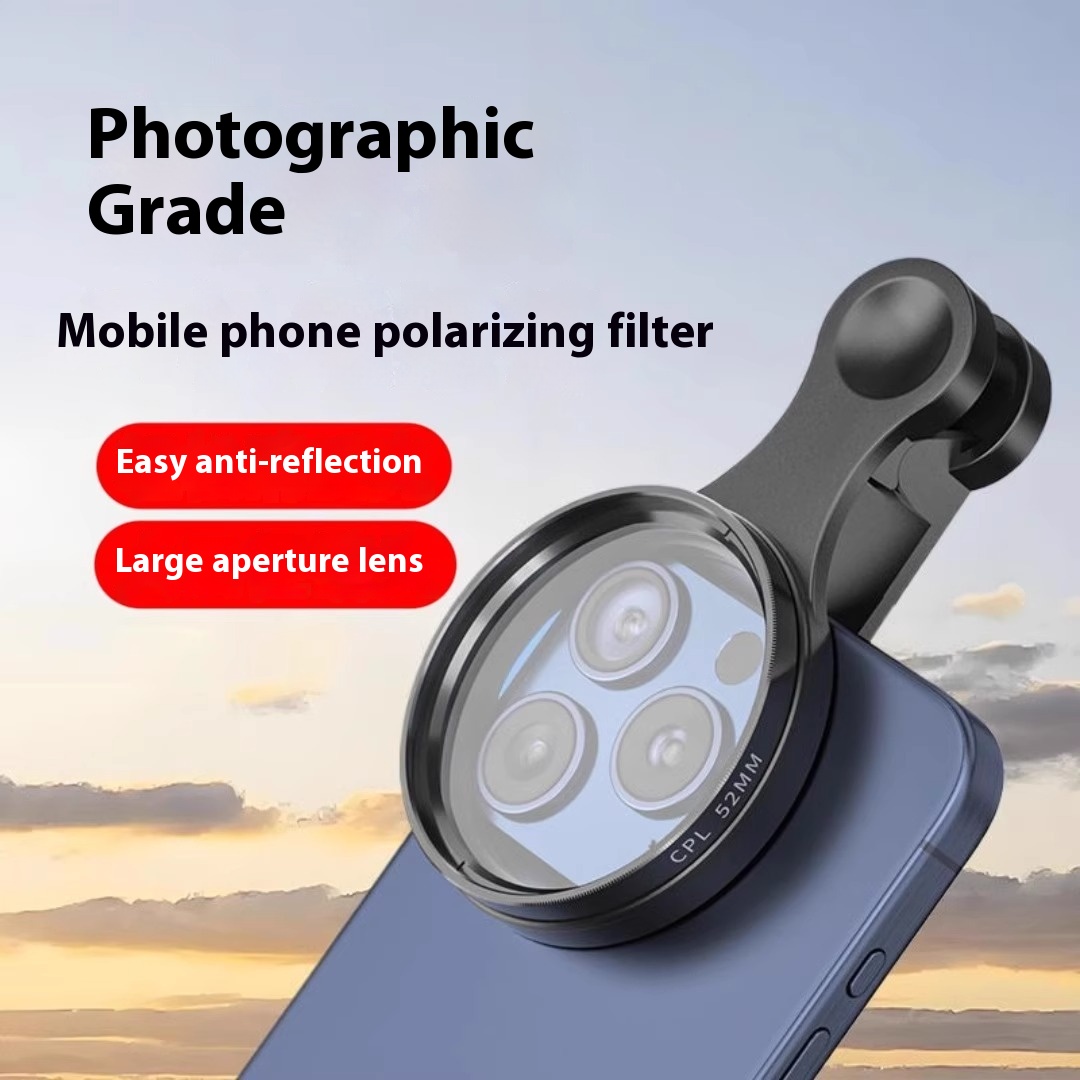 Mobile Phone Polarized Lens Photography Filter for HD Photo Enhancement
