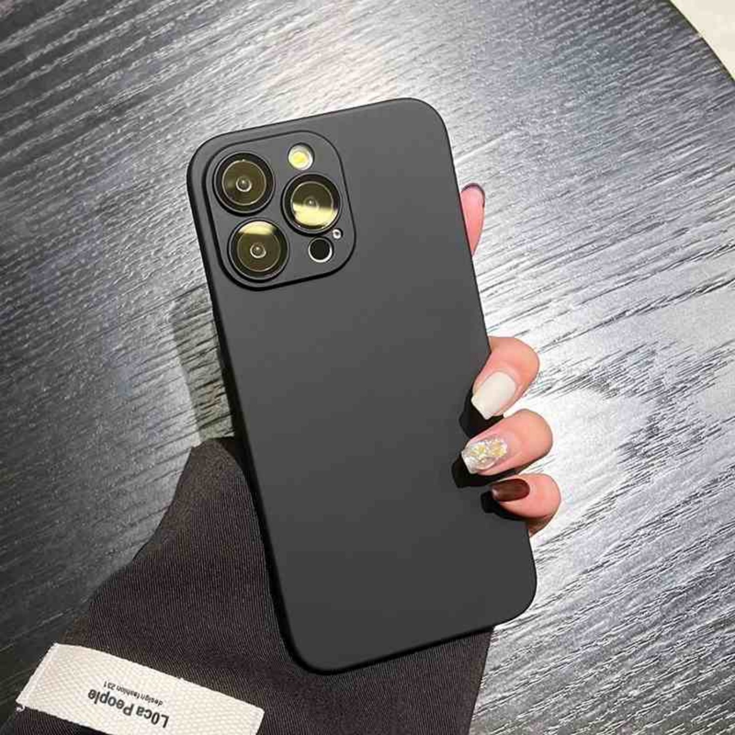 Ultra-Thin Frosted Simple Solid Color Anti-Fall Cover for Ultimate Protection