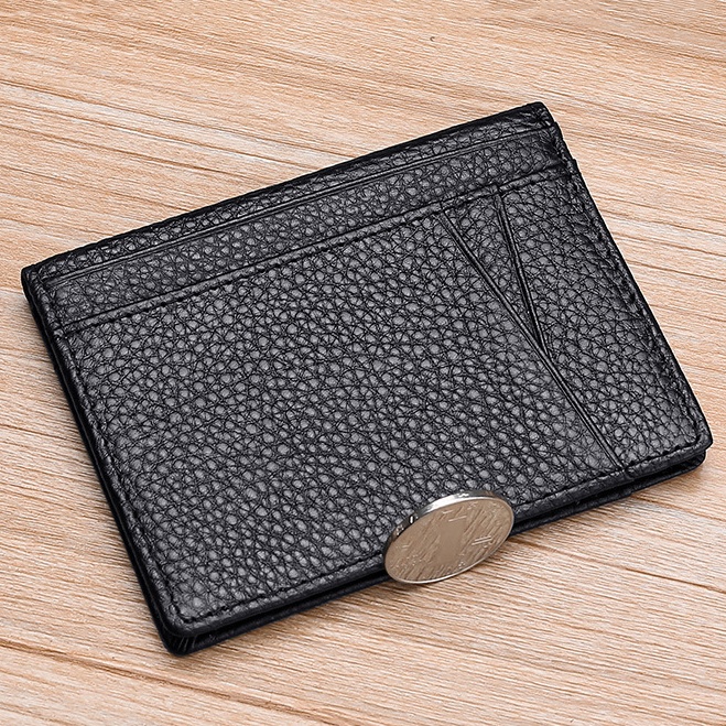 Premium First Layer Cowhide Bank Card & ID Bus Bag - Stylish & Durable