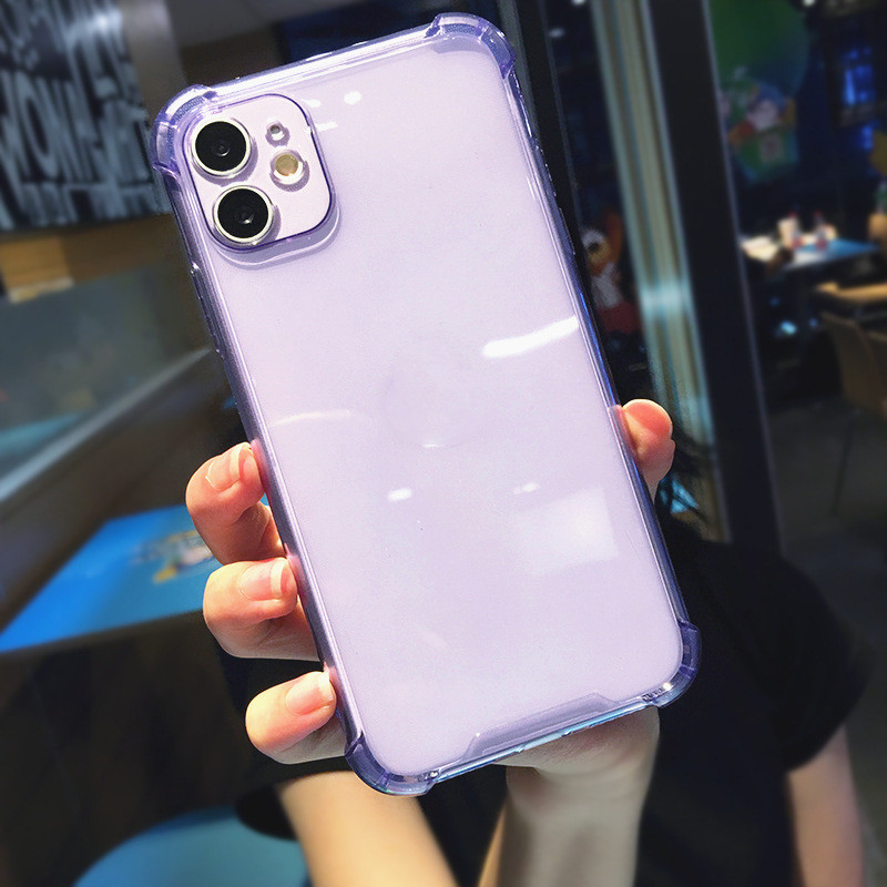 Apple iPhone 12 Pro Compatible Transparent Anti-Drop Mobile Phone Case