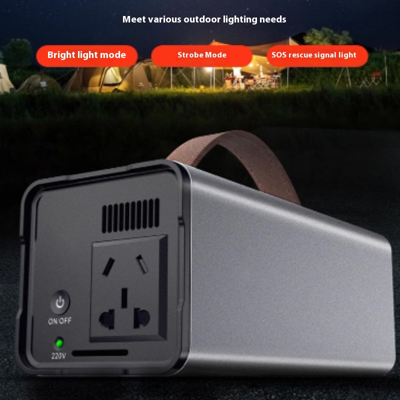 Stall High-Capacity Portable Outdoor Energy Storage Power Supply for Camping