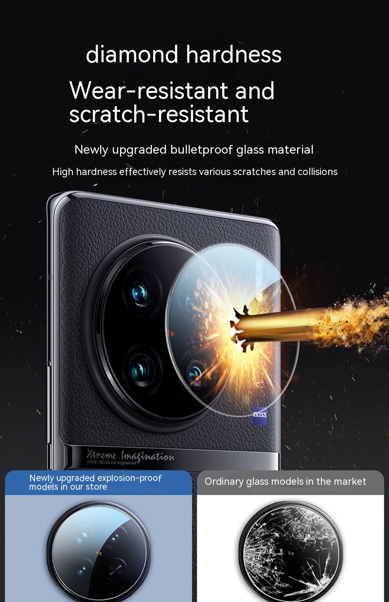 Nubia Z50S Pro Compatible Transparent HD Rear Camera Glass Protection Film