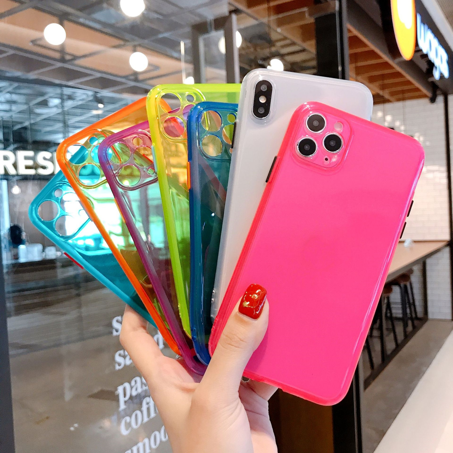 Stylish Two-Color Mirror Phone Case for Enhanced Protection and Style