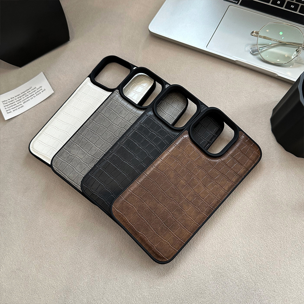 Premium Leather Pattern Phone Case - Retro Style & Advanced Protection