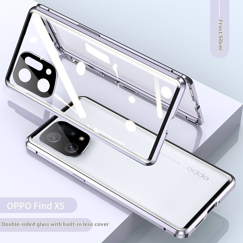 Magnetic King Double-Sided Glass Phone Case for Ultimate Protection