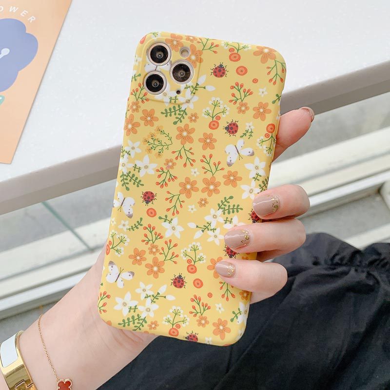 Vintage Small Floral Print Phone Case Protector - Stylish & Durable