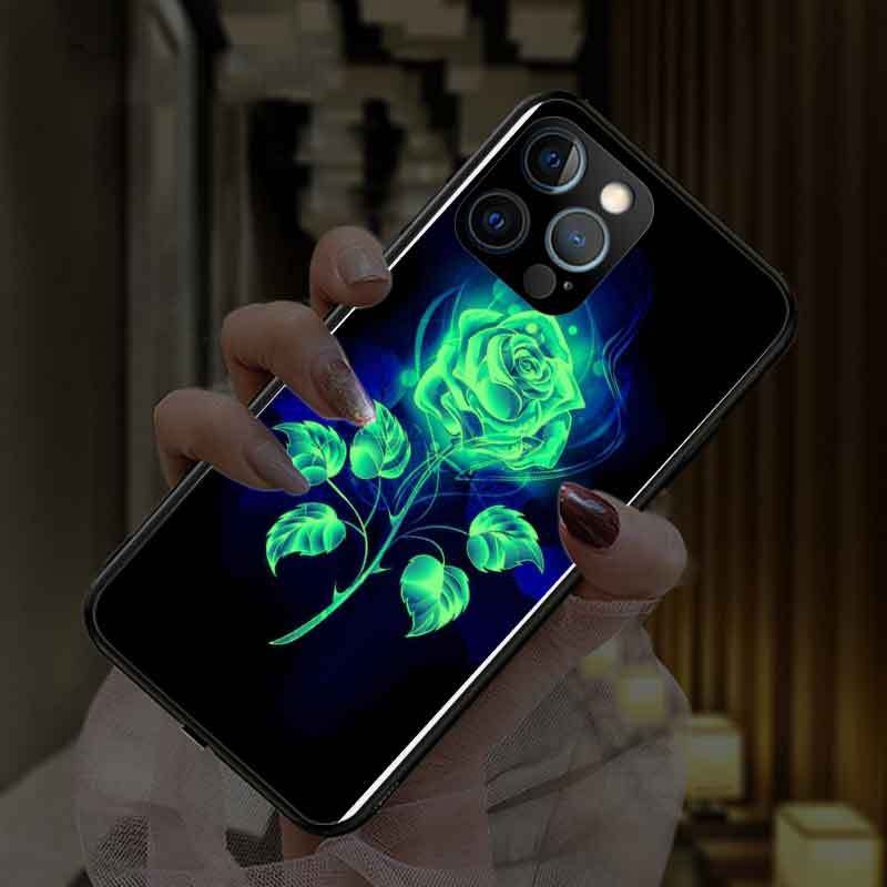 Elegant Incoming Light Rose Chinese Style Phone Case for Stunning Protection