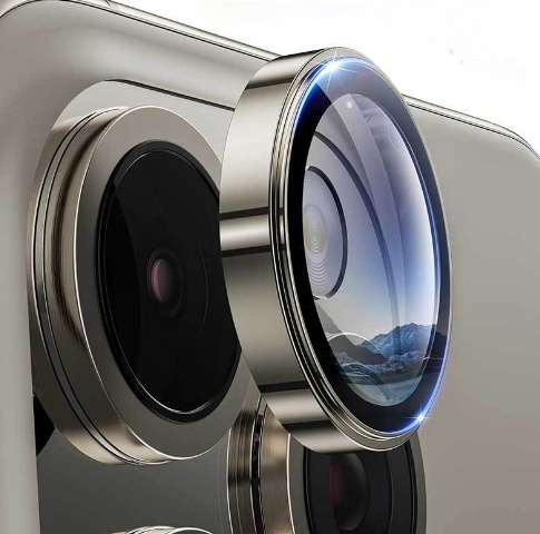 Sapphire Tempered Metal Lens with Single Ring Lens Film for Superior Clarity