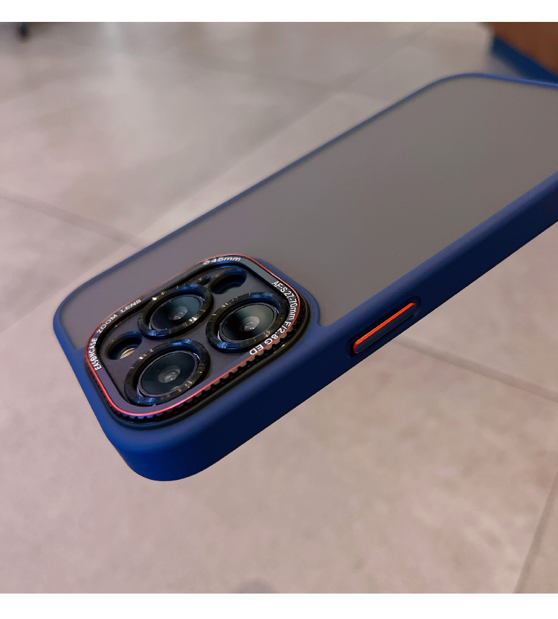 Metal Lens Circle Skin-Like Matte Protective Cover for Ultimate Durability