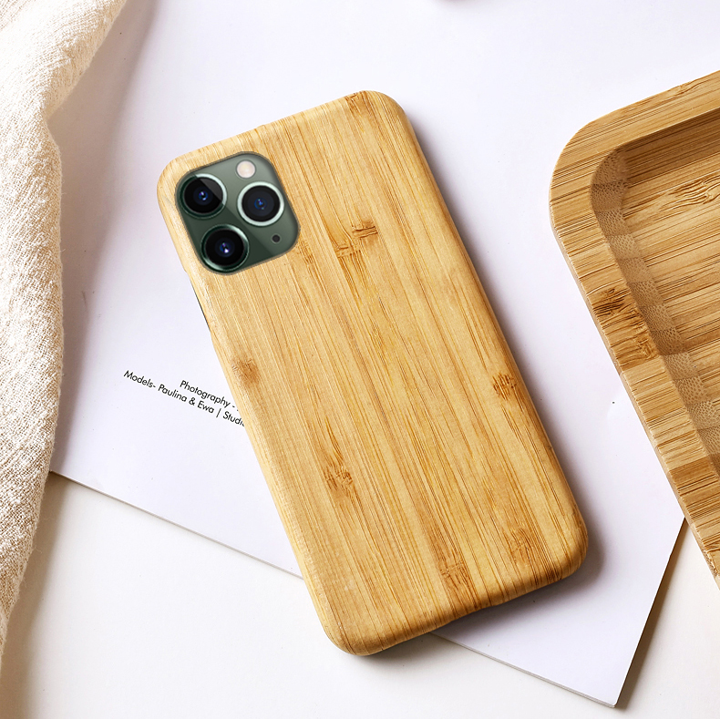 Compatible with Apple, Carbonized Bamboo Full Package for Xs Max & 12 Pro Max - Anti-Drop Frosted Bamboo SE 2 Case