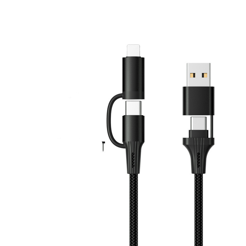 60W Multi-Head Multifunctional Charging Cable for All Devices
