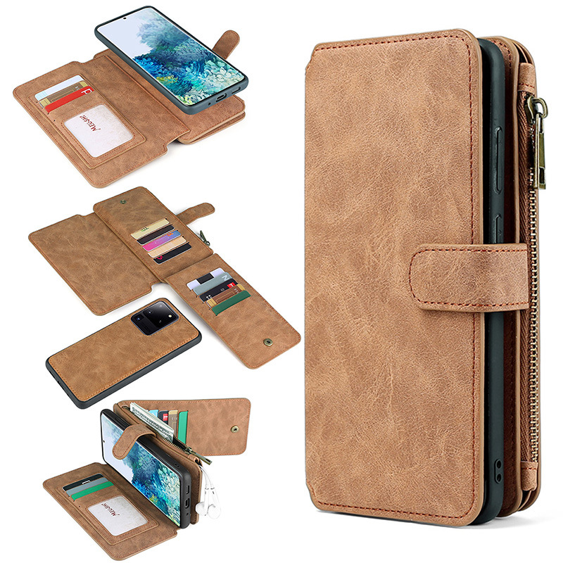 Multi-Function Leather Case Card Holder for Mobile Phones