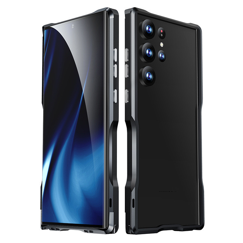 Durable Metal Frame Mobile Phone Protective Case - Drop-Resistant Design