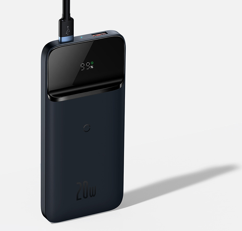 Magnetic Wireless Power Bank for iPhone 12 - Compatible with Apple, Back Clip Battery