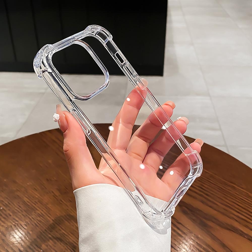 Airbag-Enhanced Transparent Drop-Resistant Phone Case for Ultimate Protection