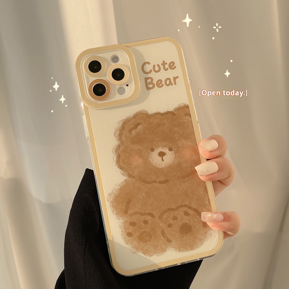 Playful Cartoon Design Silicone Phone Case - Creative & Fun Protection
