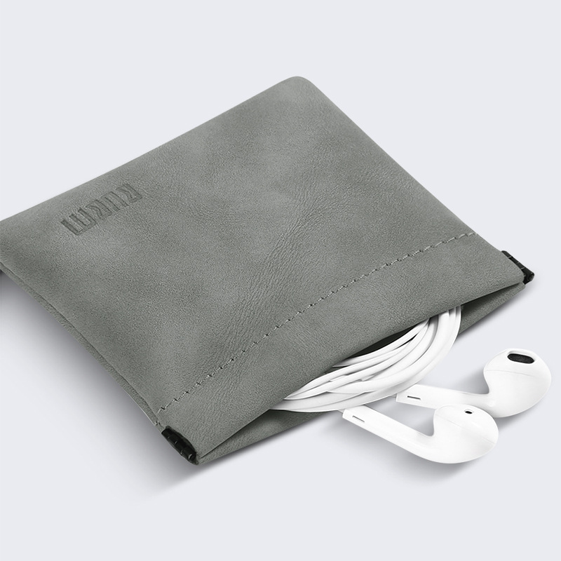 BUBM Portable Stainless Steel Earphone Storage Bag | Headphone Accessories, Memory Card & USB Organizer, Cable Storage Solution
