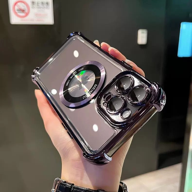 Four-Corner Shockproof Acrylic Phone Case - Drop-Resistant Protection