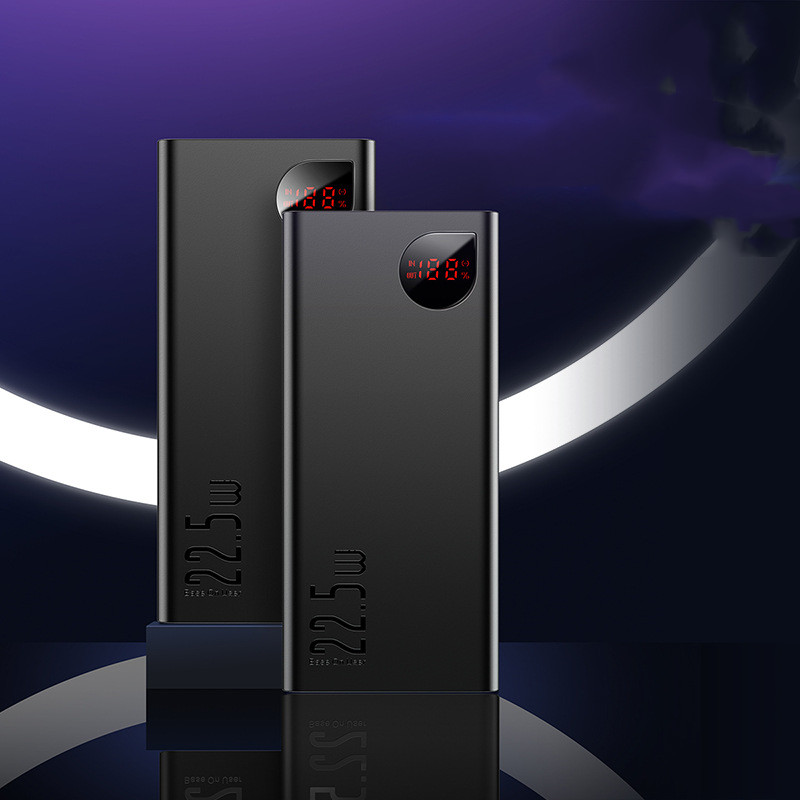 Adaman Metal Fast Charging Power Bank with Digital Display for Quick Power