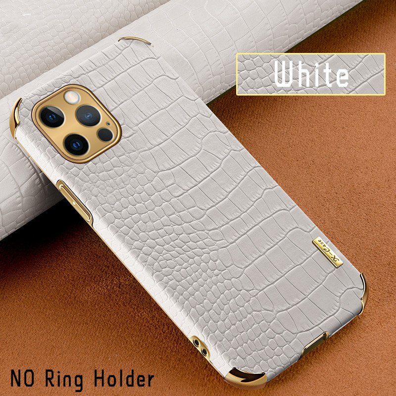 Crocodile Pattern Apple Phone Case - Stylish Protective Mobile Cover