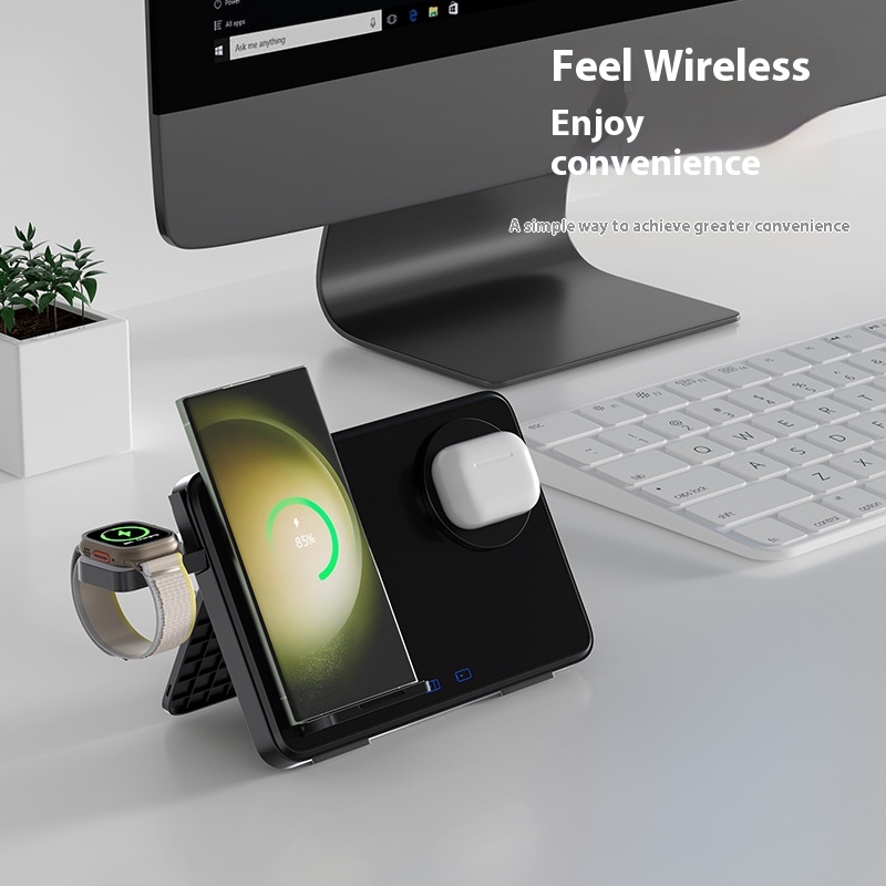 15W 3-in-1 Wireless Charger - Fast Charging for All Your Devices