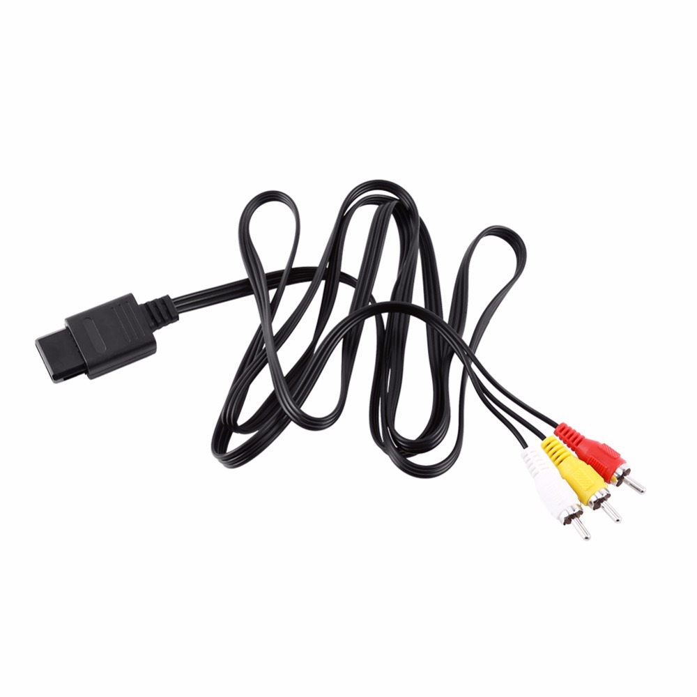 Compatible 64 N64 AV Audio Video Cable for Optimal Performance