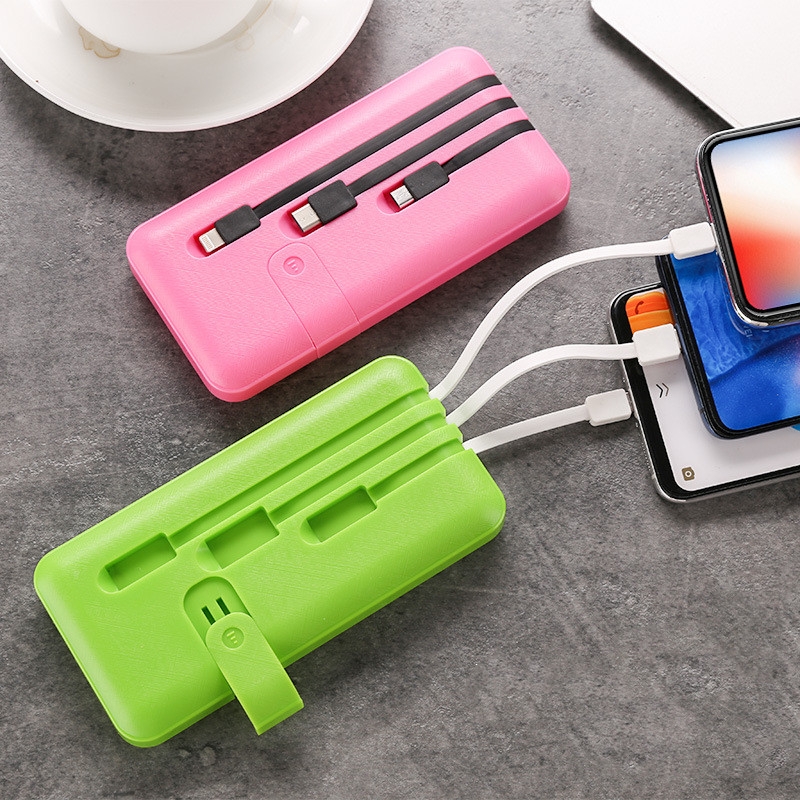 Three-Wire Power Bank Included for Enhanced Charging Convenience