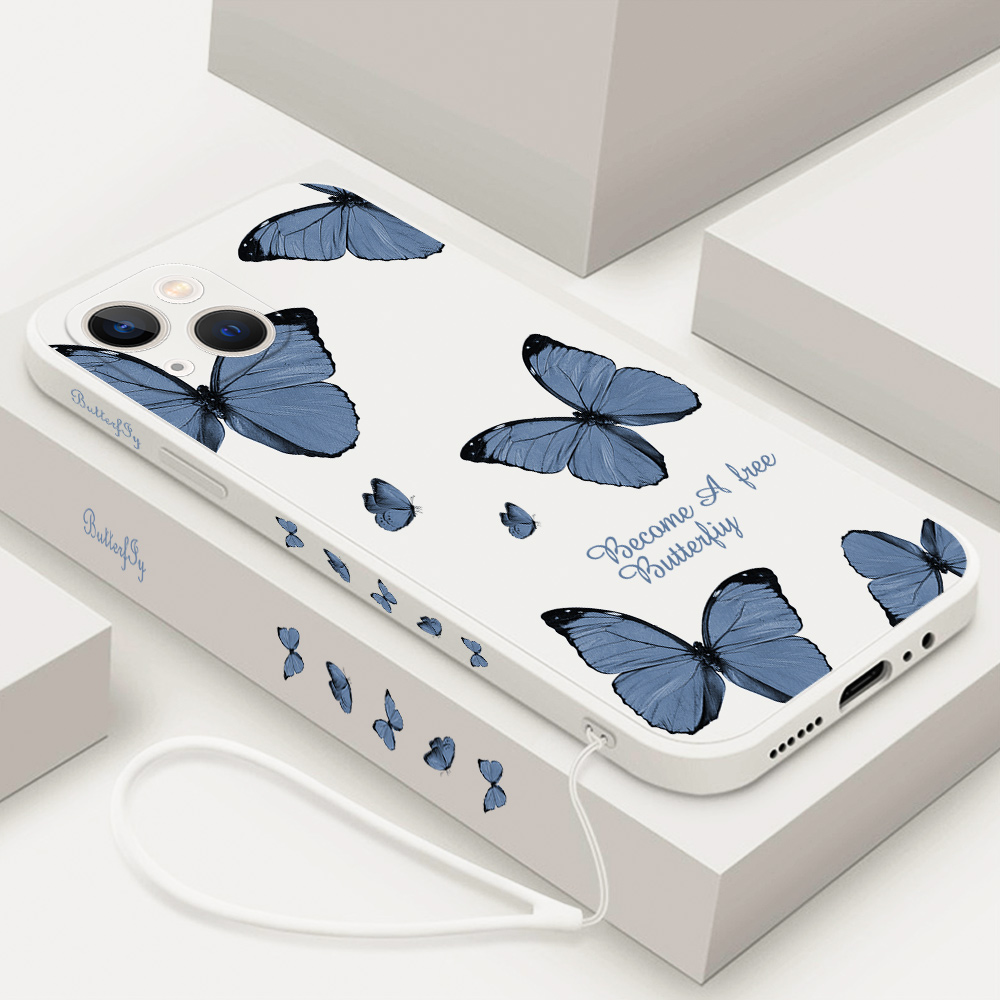 Butterfly iPhone Phone Case for 14 Pro Max, 11, 12, & 13 Pro Max – Stylish Protection