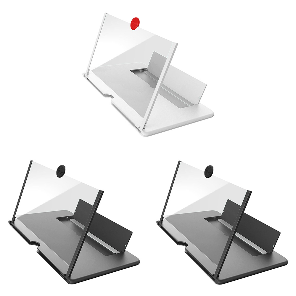 3D Screen Magnifier and Signal Booster for Mobile Devices - Lightweight, Foldable Magnifying Glass
