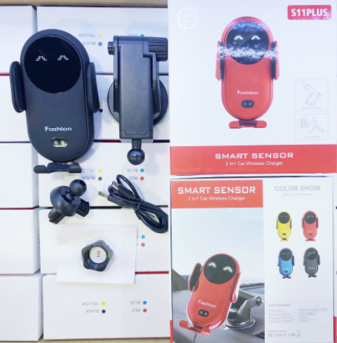 Wireless Car Phone Holder with Infrared Induction & Fast Charging функции