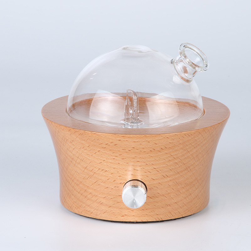 Vibrant Light Wood Grain Humidifier for Enhanced Home Comfort