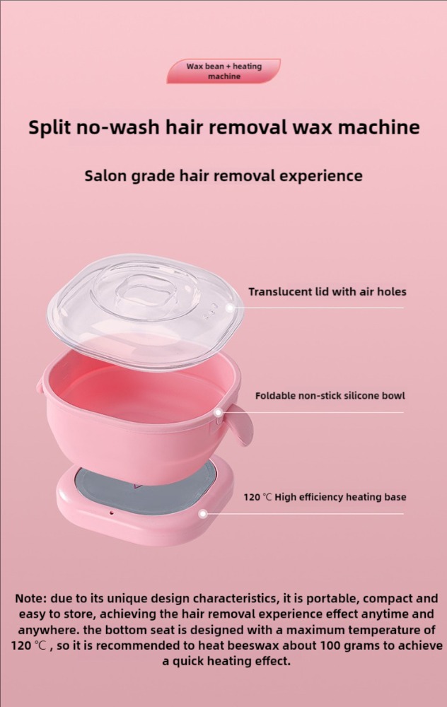 3-in-1 Dense Wax Heater for Effortless Hair Removal and Smooth Skin