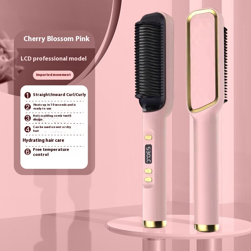 Negative Ion Straightening Comb - Gentle Hair Straightener for Smooth Results