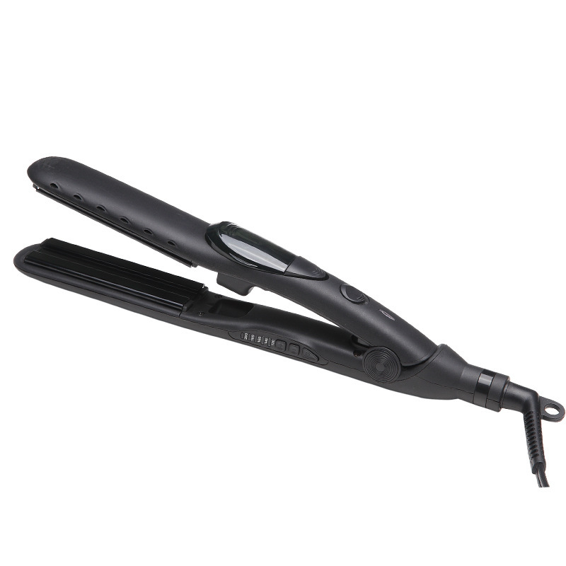 Straight-Roll Dual-Purpose Hair Iron with Atomizing Splint Technology