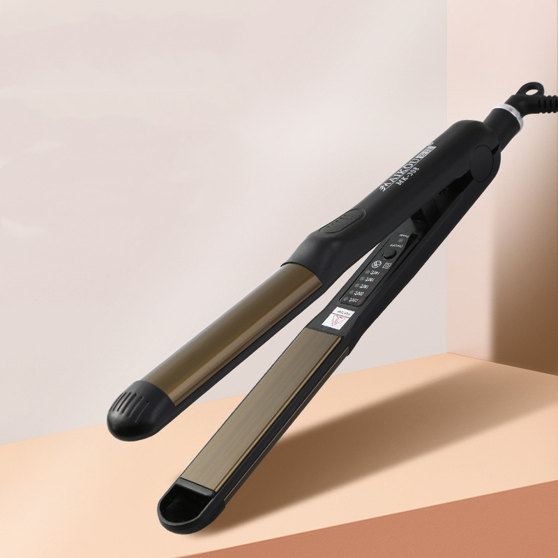 Versatile Adjustable Temperature Multi-Sided Hair Straightener for Straightening and Curling