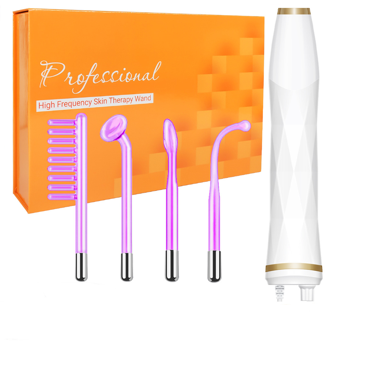 High Wave Electrotherapy Rod - High Frequency Beauty Device Eutic Appliance