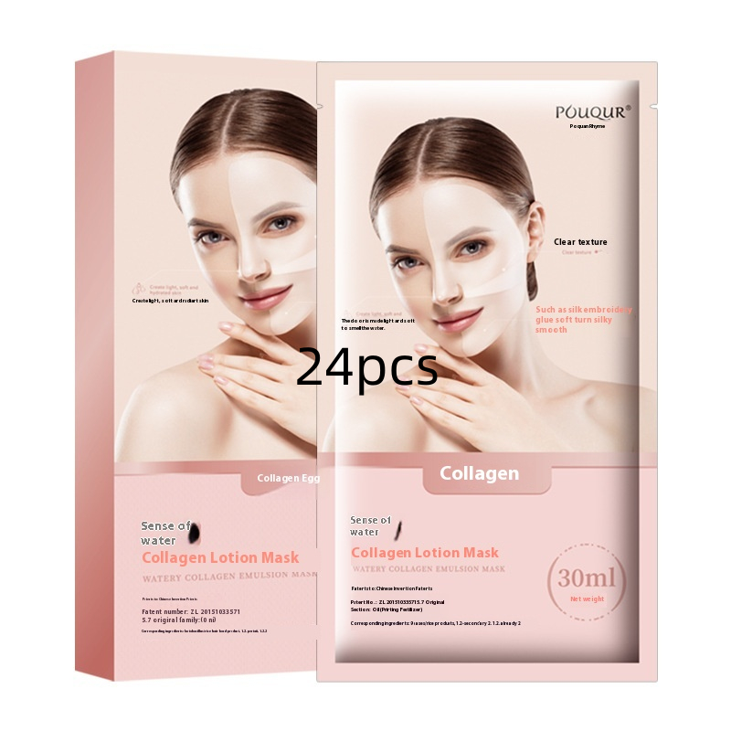 Hydrating Water-Sensitive Collagen Lotion Mask Box for Radiant Skin