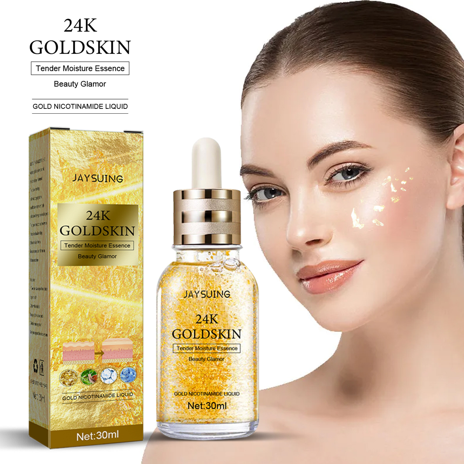 24K Gold Collagen Protein for Firming and Lifting Skin